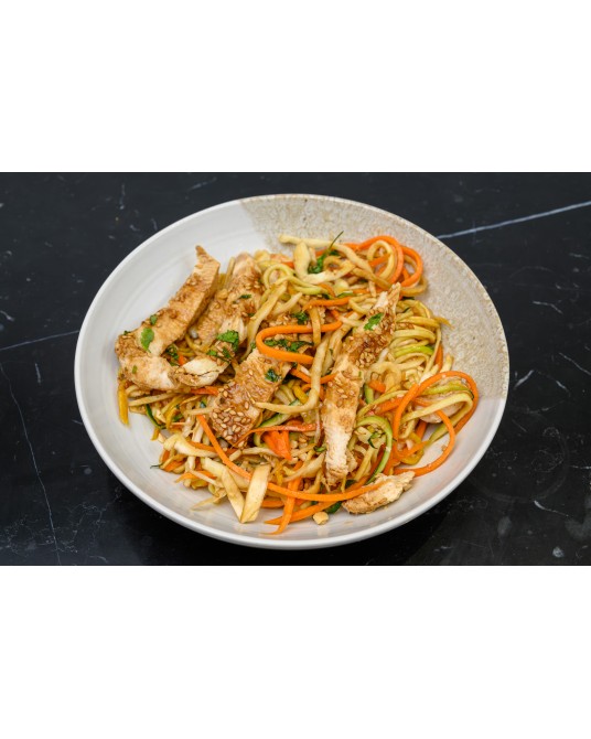 Poulet, légumes croquants thai