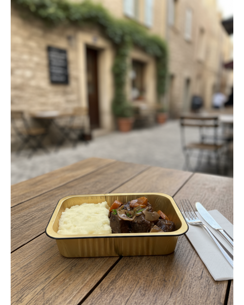 Bœuf bourguignon & purée maison