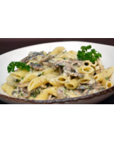 Rigatoni aux champignons de Paris